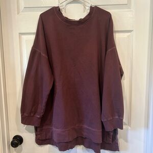Old Navy Pullover Sweatshirt - Deep Plum XXL